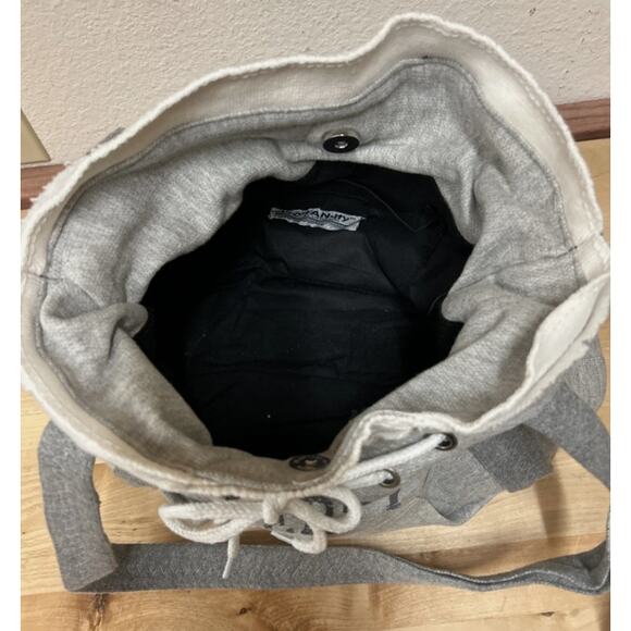 Littlearth NFL Pittsburgh Steelers Gray Hoodie Purse Sweatshirt Tote Bag - Picture 3 of 6